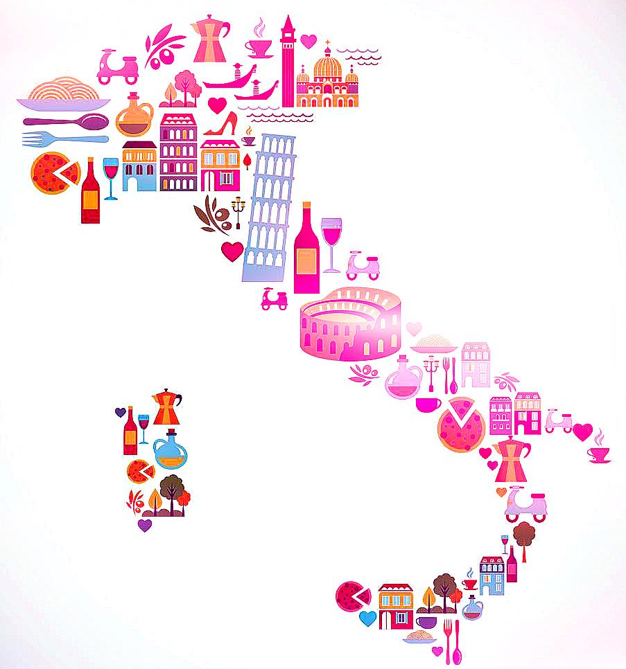 География регионов Италии