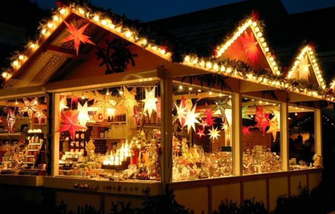 Рождественский рынок в Италии