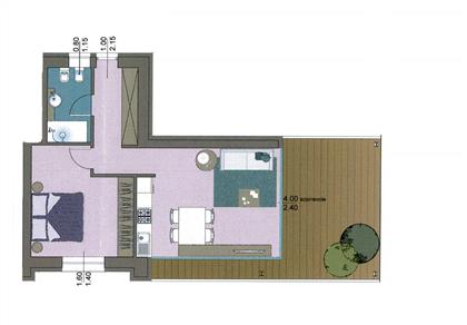 Двухкомнатная квартира в Гравеллона-Точев строящемся доме, AA.2698